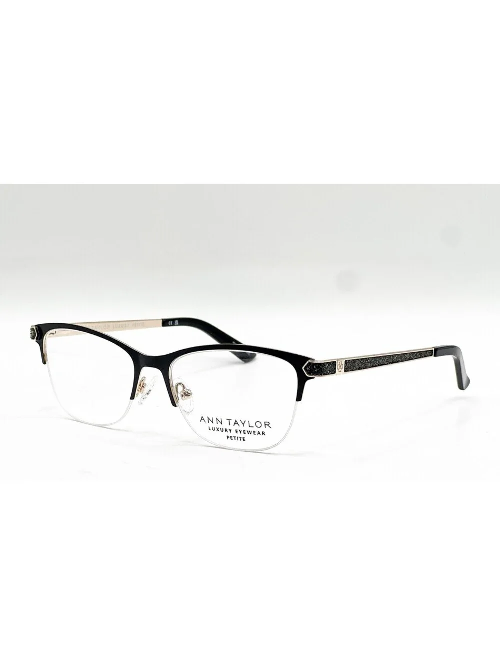 Ann Taylor Atp012 C01 Matte Black Authentic Eyeglasses 50-16-130
